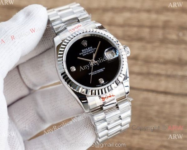 Swiss Copy Rolex Datejust 36mm President Stainless Steel Onyx Dial ETA2836 Swiss Copy Rolex Datejust 36mm President Stainless Steel Onyx Dial ETA2836
