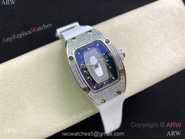 Copy Richard Mille RM07 Lady 31mm Watch Iced Out Diamond Copy Richard Mille RM07 Lady 31mm Watch Iced Out Diamond