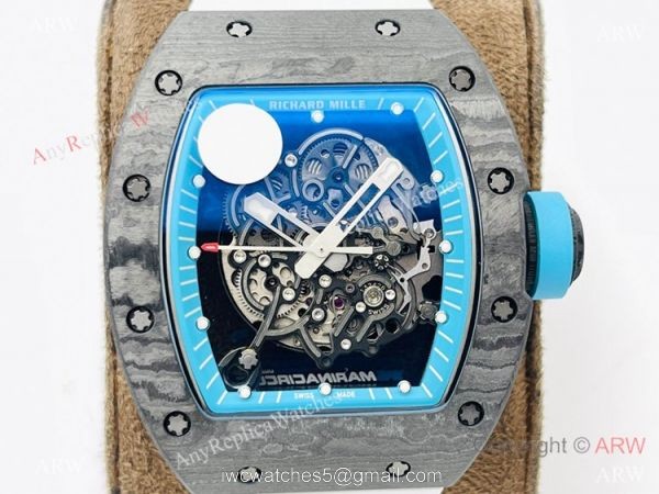 ZF Favtory Copy Richard Mille RM055 Bubba Watson NTPT Carbon Watch Men ZF Favtory Copy Richard Mille RM055 Bubba Watson NTPT Carbon Watch Men