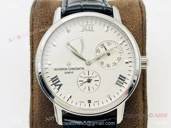 Swiss Grade One Vacheron Constantin Patrimony TWS Cal.1420 watch White Power reserve Dial Swiss Grade One Vacheron Constantin Patrimony TWS Cal.1420 watch White Power reserve Dial