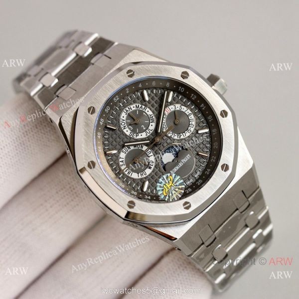 JH Factory Swiss Copy Audemars Piguet Royal Oak Perpetual Calendar Cal.5134 Blue Dial Watch Men JH Factory Swiss Copy Audemars Piguet Royal Oak Perpetual Calendar Cal.5134 Blue Dial Watch Men
