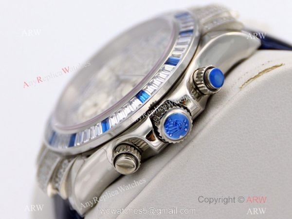 R7 Factory Swiss Copy Rolex Daytona Paved Diamond Dial Watch 40mm R7 Factory Swiss Copy Rolex Daytona Paved Diamond Dial Watch 40mm