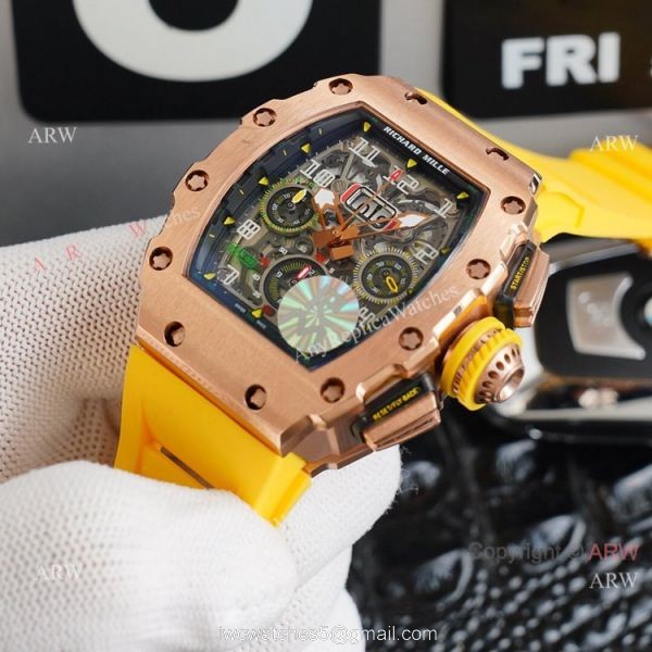 Best Richard Mille RM11-03 Felipe Massa Flyback Chronograph Dial Rose Gold Replica Watches Best Richard Mille RM11-03 Felipe Massa Flyback Chronograph Dial Rose Gold Replica Watches
