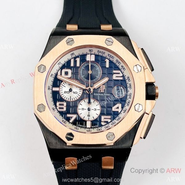Japan Grade Audemars Piguet Royal Oak Offshore Copy Watches Blue Bezel 44mm Japan Grade Audemars Piguet Royal Oak Offshore Copy Watches Blue Bezel 44mm