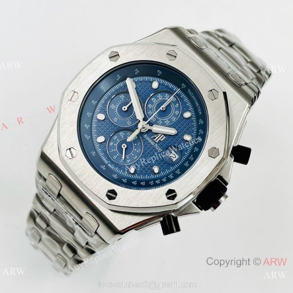 Best Quality Audemars Piguet Royal Oak Offshore Watch Stainless steel Blue Dial Best Quality Audemars Piguet Royal Oak Offshore Watch Stainless steel Blue Dial