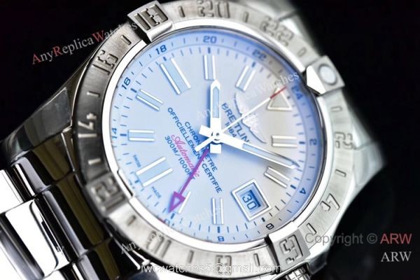 GF Factory Breitling Avenger II GMT White DIAL 43mm Watch Super Clone Swiss 2836 Movement GF Factory Breitling Avenger II GMT White DIAL 43mm Watch Super Clone Swiss 2836 Movement