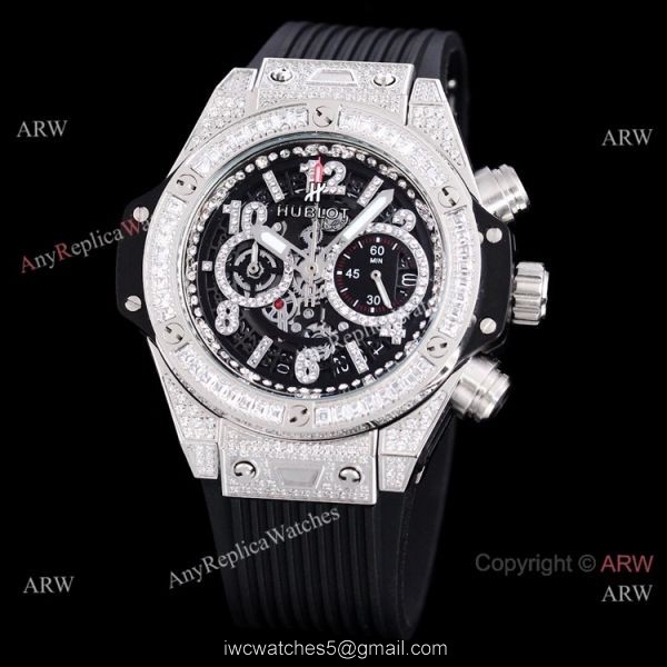 High Quality Copy Hublot Big Bang Iced Out Chronograph Watch Rose Gold High Quality Copy Hublot Big Bang Iced Out Chronograph Watch Rose Gold