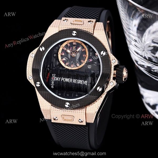 All Black Hublot Big Bang MP-11 Knockoff Watch 45mm With Black Rubber Strap All Black Hublot Big Bang MP-11 Knockoff Watch 45mm With Black Rubber Strap
