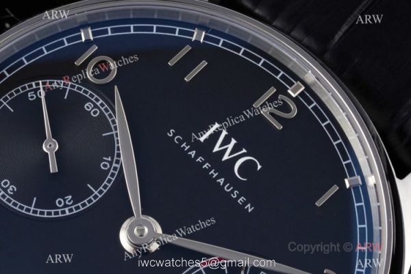 ZF Factory 1:1 Super Clone IWC Portugieser 7 Days IW500109 Watch Black Dial Stainless Steel ZF Factory 1:1 Super Clone IWC Portugieser 7 Days IW500109 Watch Black Dial Stainless Steel