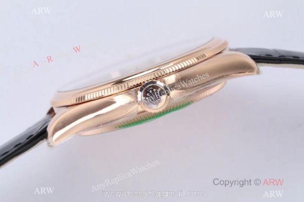1:1 Replica Rolex Cellini Time EW Factory Swiss 3132 Automatic Watch Rose Gold Black Dial Watch For Men 1:1 Replica Rolex Cellini Time EW Factory Swiss 3132 Automatic Watch Rose Gold Black Dial Watch For Men