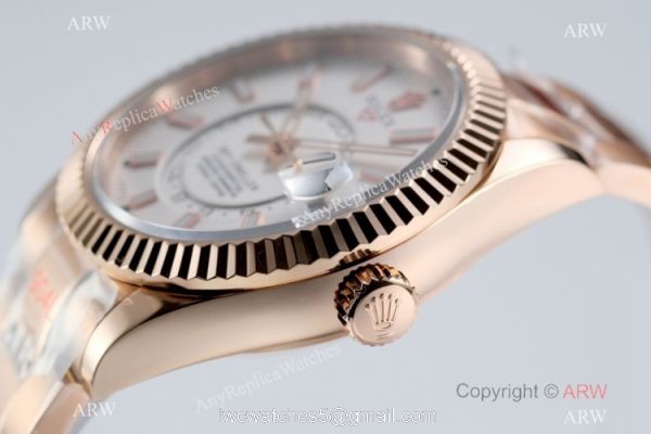 New Replica Rolex Sky-Dweller 42mm AI Factory Rose Gold Swiss 9001 Watch New Replica Rolex Sky-Dweller 42mm AI Factory Rose Gold Swiss 9001 Watch