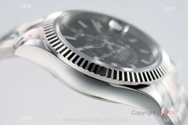 Super Clone Rolex Sky-Dweller AI Factory 9001 Blue Dial 904L Stainless Steel / 1:1 Copy Watch Super Clone Rolex Sky-Dweller AI Factory 9001 Blue Dial 904L Stainless Steel / 1:1 Copy Watch