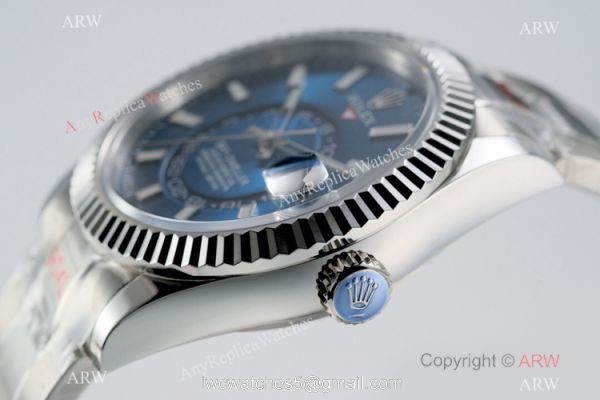 Super Clone Rolex Sky-Dweller AI Factory Swiss 9001 Blue Dial /1:1 Copy Watch Super Clone Rolex Sky-Dweller AI Factory Swiss 9001 Blue Dial /1:1 Copy Watch