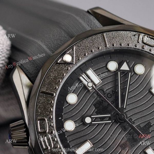 New 2021 Watches Swiss Omega Black Seamaster Diver 300m Watch Rubber Strap New 2021 Watches Swiss Omega Black Seamaster Diver 300m Watch Rubber Strap