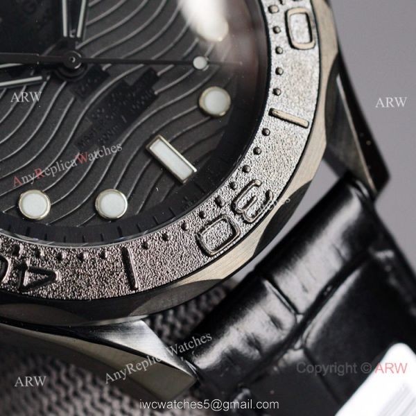 New 2021 Watches Swiss Omega Seamaster Diver 300m Black Black Watch Leather Strap New 2021 Watches Swiss Omega Seamaster Diver 300m Black Black Watch Leather Strap