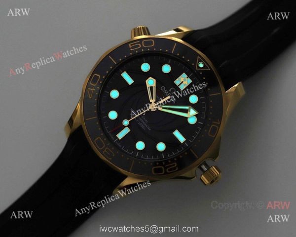 Super Clone Omega Seamaster James Bond OR 8800 Movement Watch Gold Case 42mm Super Clone Omega Seamaster James Bond OR 8800 Movement Watch Gold Case 42mm