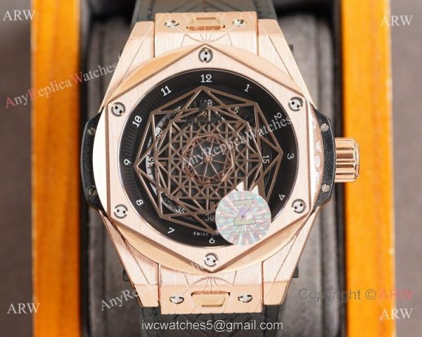Z Factory Copy Hublot Big Bang Sang Bleu Watch Rose Gold Citizen Movement Z Factory Copy Hublot Big Bang Sang Bleu Watch Rose Gold Citizen Movement