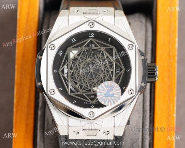 Z Factory Swiss Replica Hublot Sang Bleu Watch 45mm Citizen Movement Z Factory Swiss Replica Hublot Sang Bleu Watch 45mm Citizen Movement