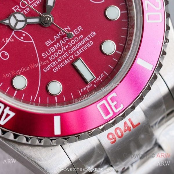 Swiss Grade Blaken Rolex Submariner Copy Watch Pig doodle Face 904L Steel Swiss Grade Blaken Rolex Submariner Copy Watch Pig doodle Face 904L Steel