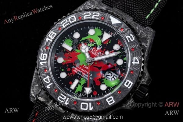 2021 1:1 Replica Rolex DiW GMT-Master 2 Graffiti Dial JH Cal.3186 Custom Watch 2021 1:1 Replica Rolex DiW GMT-Master 2 Graffiti Dial JH Cal.3186 Custom Watch