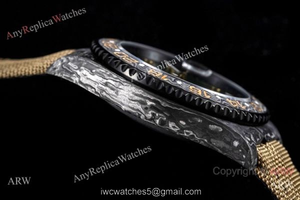 2021 JH Rolex DiW GMT-Master II Watch Forged Carbon Green Dial Custom Rolex Watch 2021 JH Rolex DiW GMT-Master II Watch Forged Carbon Green Dial Custom Rolex Watch