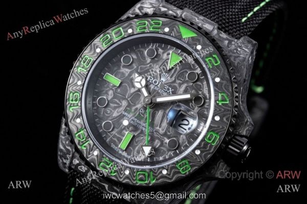 2021 New Rolex DiW GMT-Master II 40mm Watch JH Factory Cal.3186 Forged Carbon Custom Watches 2021 New Rolex DiW GMT-Master II 40mm Watch JH Factory Cal.3186 Forged Carbon Custom Watches