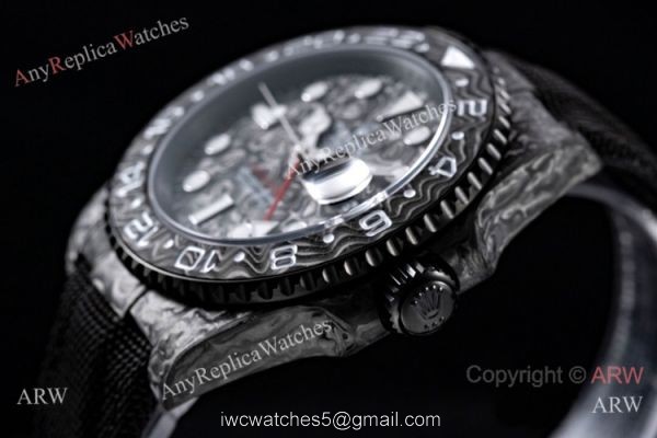 2021 Rolex DiW GMT-Master II JH Cal.3186 Forged Carbon Watch Custom Watch 40mm 2021 Rolex DiW GMT-Master II JH Cal.3186 Forged Carbon Watch Custom Watch 40mm