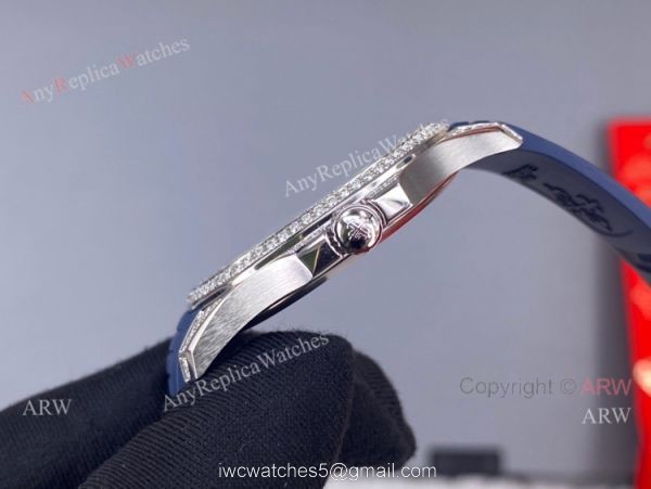 3k Factory Patek Philippe Aquanaut Blue Dial Diamond Bezel Watch 42mm High Copy 3k Factory Patek Philippe Aquanaut Blue Dial Diamond Bezel Watch 42mm High Copy