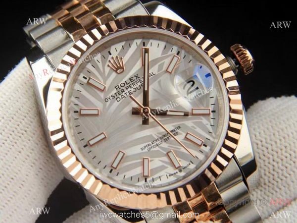 2021 Copy Rolex Datejust 2-Tone Rose Gold Jubilee new Weed Dial 2021 Copy Rolex Datejust 2-Tone Rose Gold Jubilee new Weed Dial