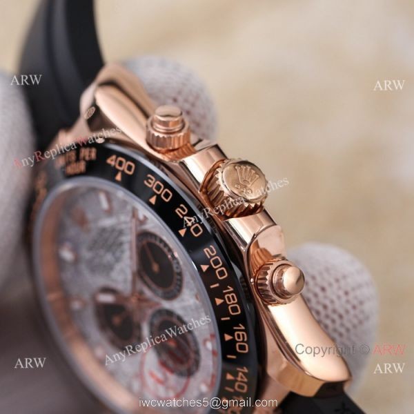 New 2021! AAA Replica Rolex Daytona 40 Watch Rose Gold Meteorite Face Oysterflex Strap New 2021! AAA Replica Rolex Daytona 40 Watch Rose Gold Meteorite Face Oysterflex Strap
