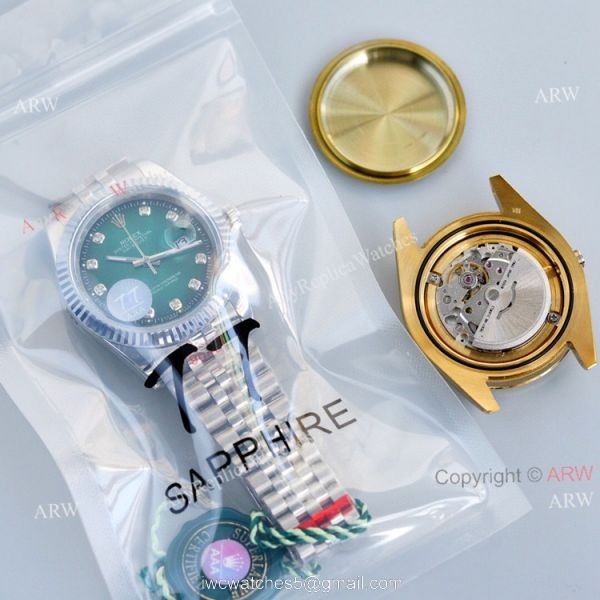 Rolex Datejust 41mm Green Dial With Diamond Markers Jubilee Watch Swiss Replica Rolex Datejust 41mm Green Dial With Diamond Markers Jubilee Watch Swiss Replica