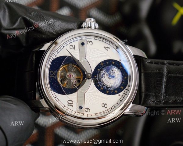 White Face Montblanc Tourbillon Geosphere Watch Replica For Men Size 42mm White Face Montblanc Tourbillon Geosphere Watch Replica For Men Size 42mm