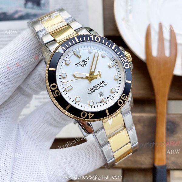New 45mm Tissot Seastar Black Face Black Rubber Strap Swiss Quality Replica Watch New 45mm Tissot Seastar Black Face Black Rubber Strap Swiss Quality Replica Watch
