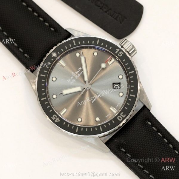 Swiss Replica Blancpain Fifty Fathoms Bathyscaphe GF 1-1 Cal.1315 Watch Gray Ceramic Swiss Replica Blancpain Fifty Fathoms Bathyscaphe GF 1-1 Cal.1315 Watch Gray Ceramic