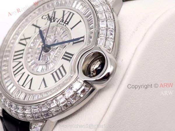 Diamond Cartier Ballon Bleu Watch 42mm High Quality Replica Diamond Cartier Ballon Bleu Watch 42mm High Quality Replica