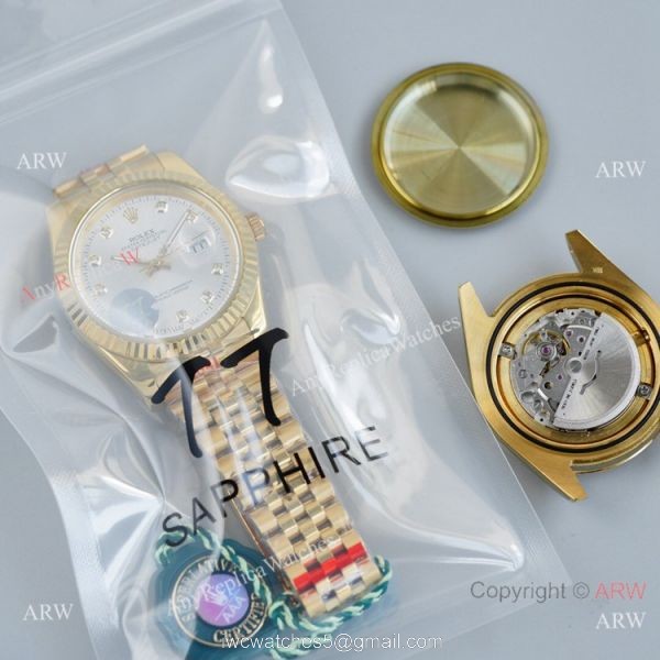 Swiss Quality Rolex Datejust II Citizen 8215 Watch Yellow Gold Jubilee Diamond Markers Swiss Quality Rolex Datejust II Citizen 8215 Watch Yellow Gold Jubilee Diamond Markers