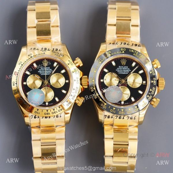 2021 New! Swiss Quality Replica Rolex Daytona 40 Watch BlackGold Dial 2021 New! Swiss Quality Replica Rolex Daytona 40 Watch BlackGold Dial