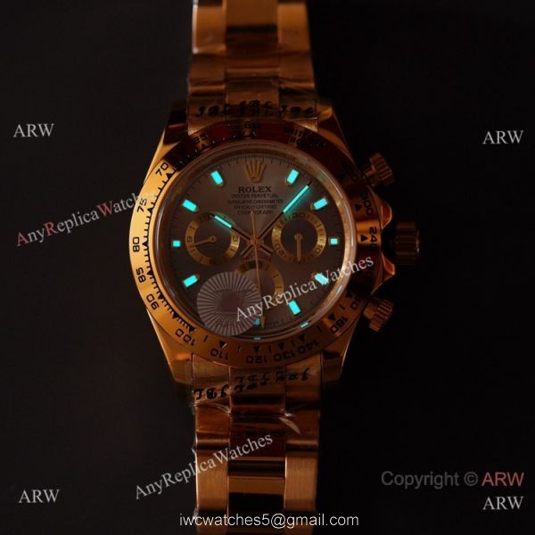New 2021! Swiss Replica Rolex Daytona 40 Watch Yellow Gold and Gray Dial New 2021! Swiss Replica Rolex Daytona 40 Watch Yellow Gold and Gray Dial