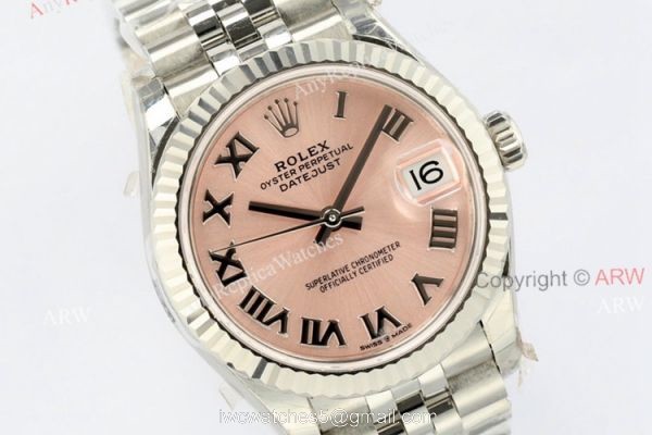 1:1 Pink Face Rolex Datejust 31 EW Factroy Replica Watches 1:1 Pink Face Rolex Datejust 31 EW Factroy Replica Watches