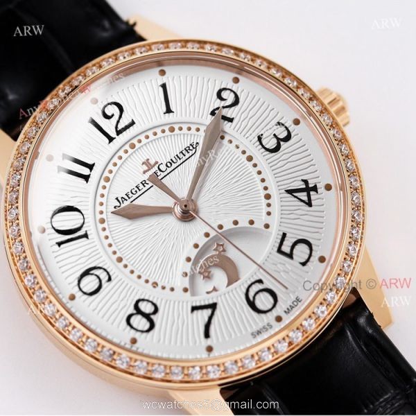 GF facytory High Quality Replica Rose Gold Jaeger Lecoultre Womens Watch 34mm GF facytory High Quality Replica Rose Gold Jaeger Lecoultre Womens Watch 34mm