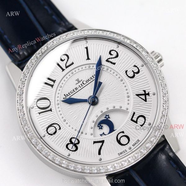 GF Jaeger Lecoultre Rendez-Vous Ladies Replica Watch 34mm With Diamonds Bezel GF Jaeger Lecoultre Rendez-Vous Ladies Replica Watch 34mm With Diamonds Bezel