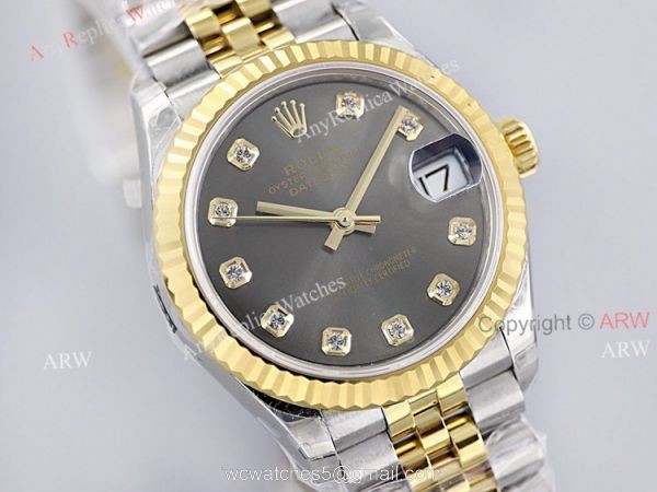 (EWF) New Datejust Rolex With Jubilee Bracelet Grey Diamond Face Swiss Clone Watches (EWF) New Datejust Rolex With Jubilee Bracelet Grey Diamond Face Swiss Clone Watches