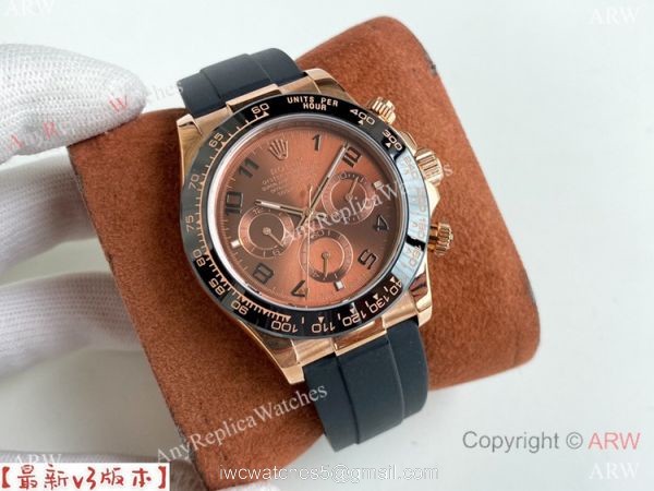 Copy Rolex Daytona A7750 Oysterflex Watch White Dial Rose Gold Copy Rolex Daytona A7750 Oysterflex Watch White Dial Rose Gold
