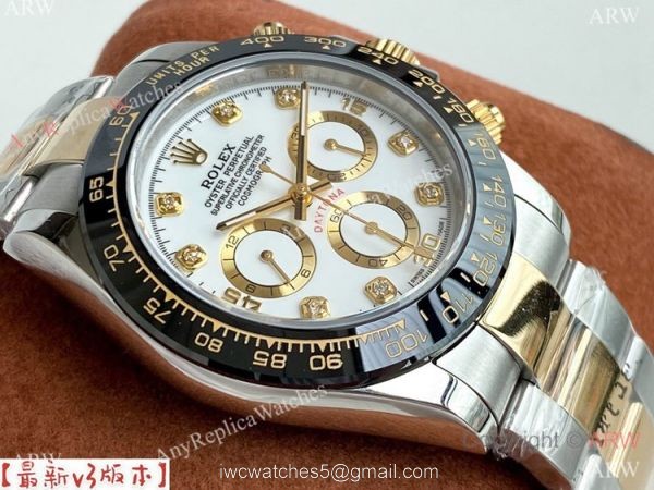 Copy Rolex Daytona A-7750 Chronograph Watch Two Tone 40mm Copy Rolex Daytona A-7750 Chronograph Watch Two Tone 40mm