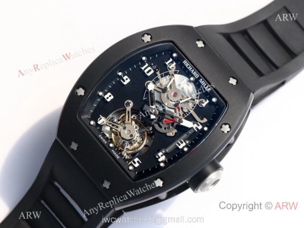 Super Clone Richard Mille RM001 Real Tourbillon JB Factory Black PVD Watch Super Clone Richard Mille RM001 Real Tourbillon JB Factory Black PVD Watch