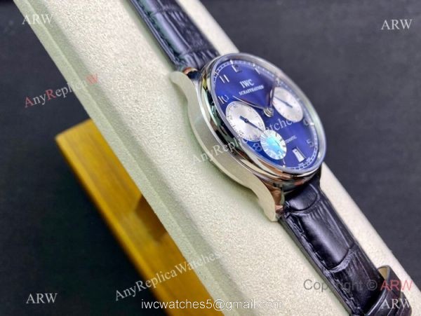 ZF Factory IWC Portugieser 7 Days Bucherer Blue Dial Watches 42mm ZF Factory IWC Portugieser 7 Days Bucherer Blue Dial Watches 42mm