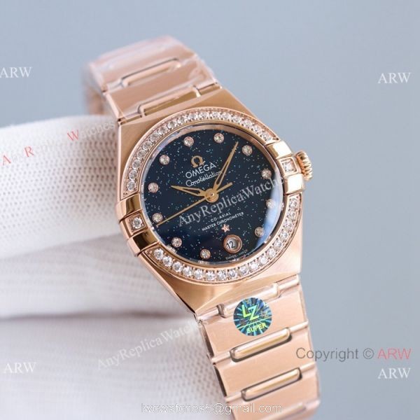 Swiss Copy Omega Constellation 8700 Automatic Watch 29mm Rose Gold Diamond Swiss Copy Omega Constellation 8700 Automatic Watch 29mm Rose Gold Diamond