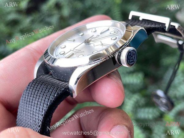 New! Swiss Grade Tudor Black Bay Cal.2824 Watch Black Nylon Strap Silver Dial New! Swiss Grade Tudor Black Bay Cal.2824 Watch Black Nylon Strap Silver Dial