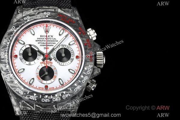 NEW! TW Factory Rolex DIW NTPT Carbon Daytona Watch White Dial 7750 Movement NEW! TW Factory Rolex DIW NTPT Carbon Daytona Watch White Dial 7750 Movement