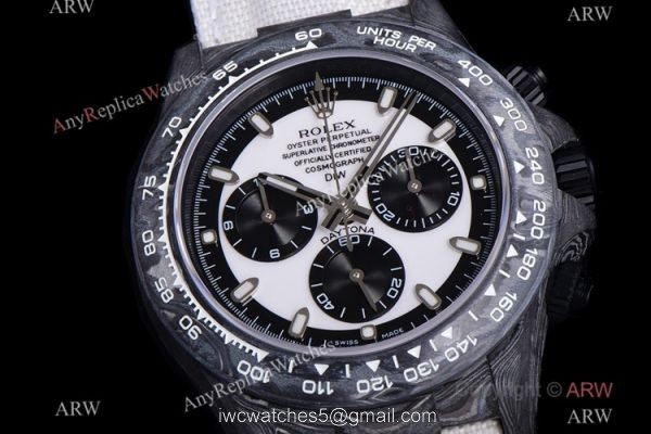 NEW! Super Clone TW Rolex DIW NTPT Carbon Daytona 7750 Watch Panda Dial NEW! Super Clone TW Rolex DIW NTPT Carbon Daytona 7750 Watch Panda Dial